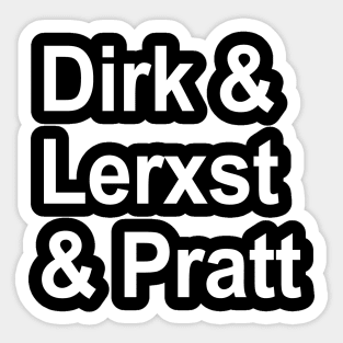 Rush - Dirk & Lerxst & Pratt Sticker